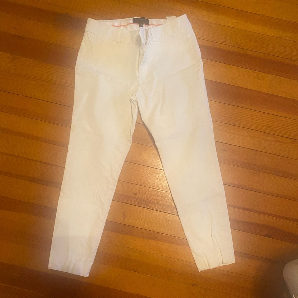 Banana republic white capris size 4